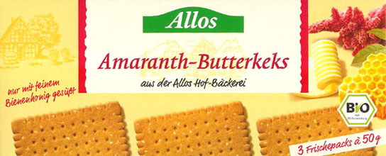 Allos Amaranth Butterkeks